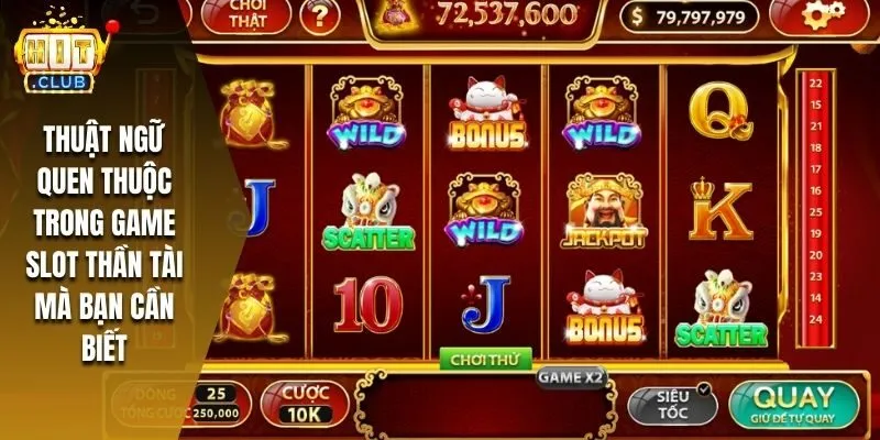 Thuật ngữ quen thuộc trong game slot thần tài mà bạn cần biết